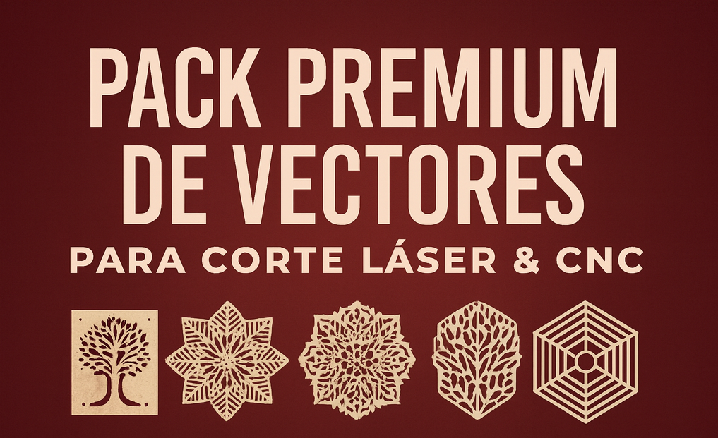 El Pack Premium de Vectores para Láser & CNC que Todo Maker Necesita