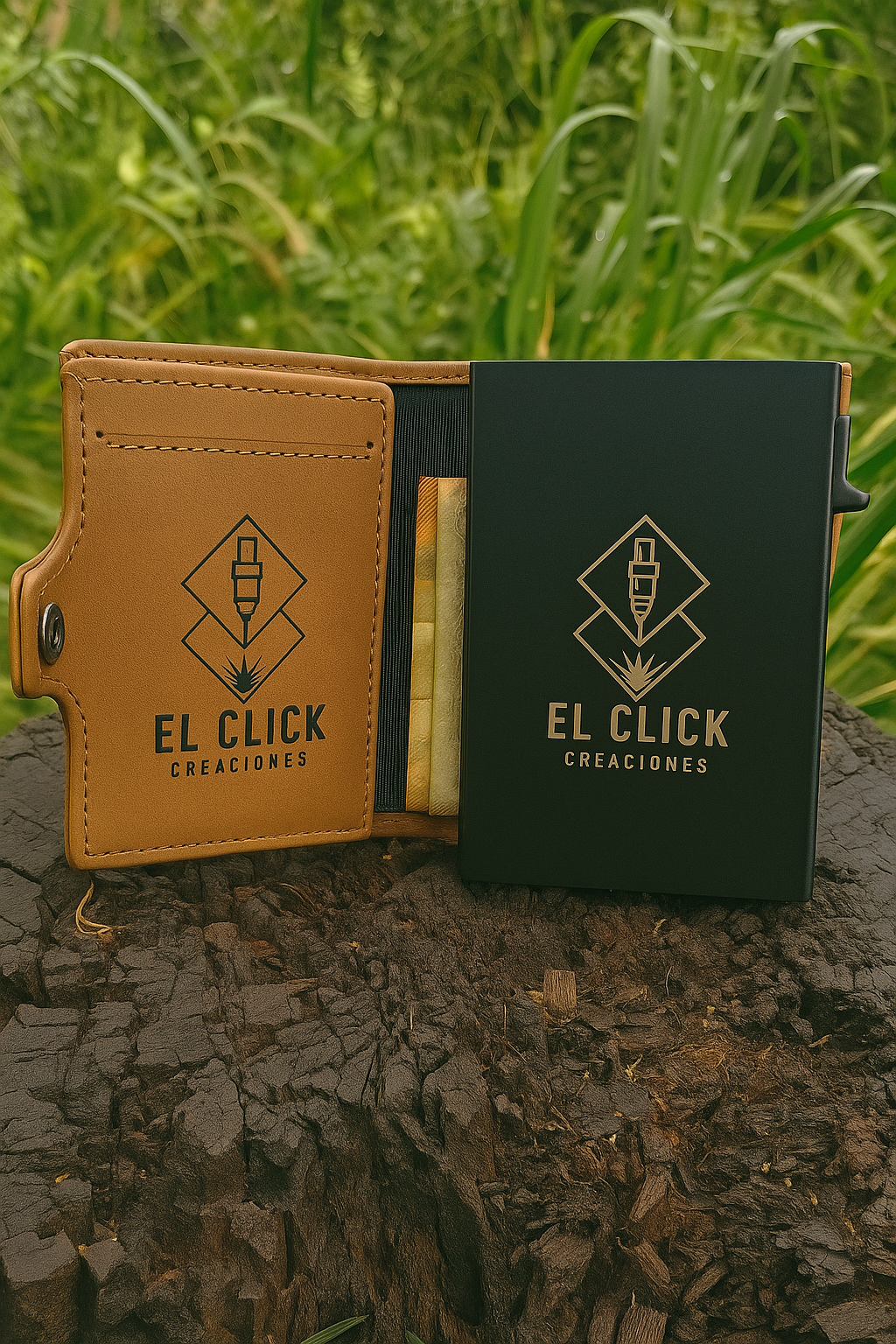 Billetera de cuero con AirTag y bloqueo RFID, diseño elegante y funcional para máxima seguridad. Ideal para ejecutivos y viajeros que buscan estilo, tecnología y protección en un solo accesorio.